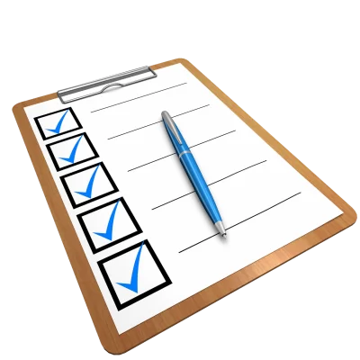 Clipboard Checklist
